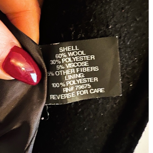 Michael Kors black coat with gold buttons - Picture 9 of 9